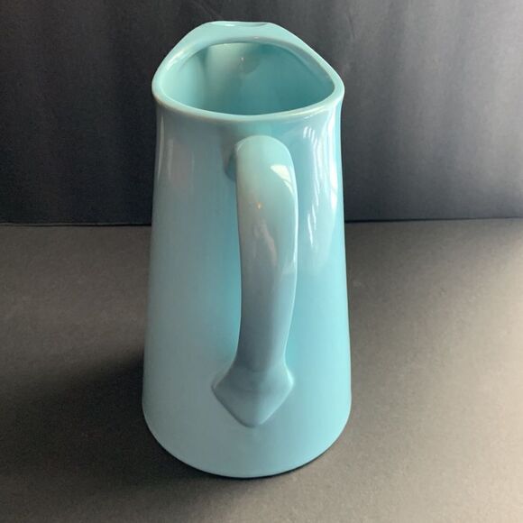 USA Vintage Robin Egg Blue Vintage Pitcher - Picture 4 of 9